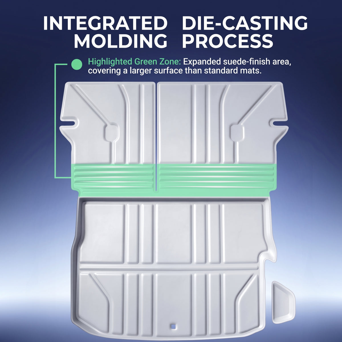 Custom Fit Cargo Liner & Trunk Mat for Leapmotor B03X - Integrated Seat Back All-Weather Mat