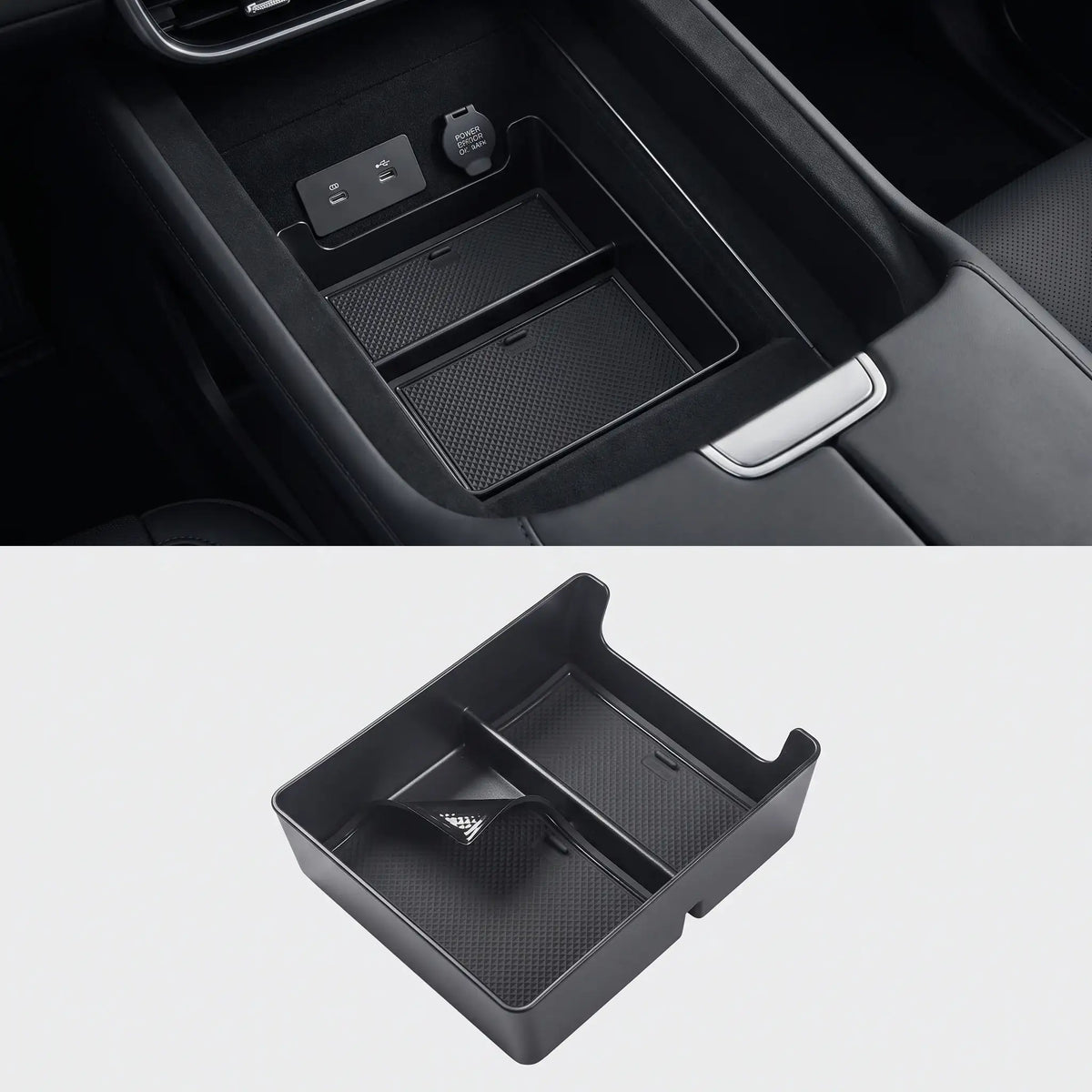 Armrest Hidden Storage Box Insert Organizer for ZEEKR 009 | carblaze 1