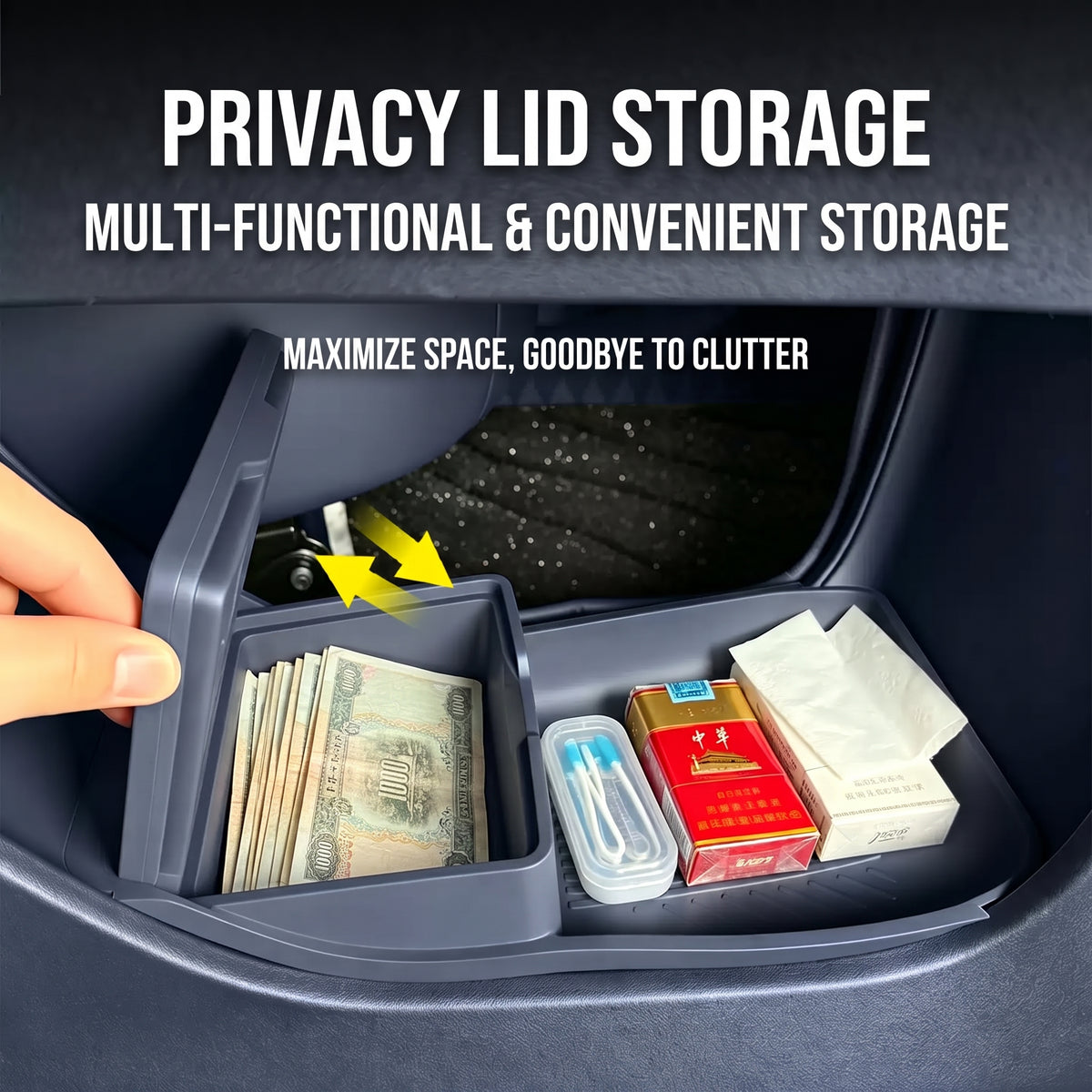 Kit intérieur de 18 pièces pour Leapmotor B03X, plateaux de console en silicone TPE