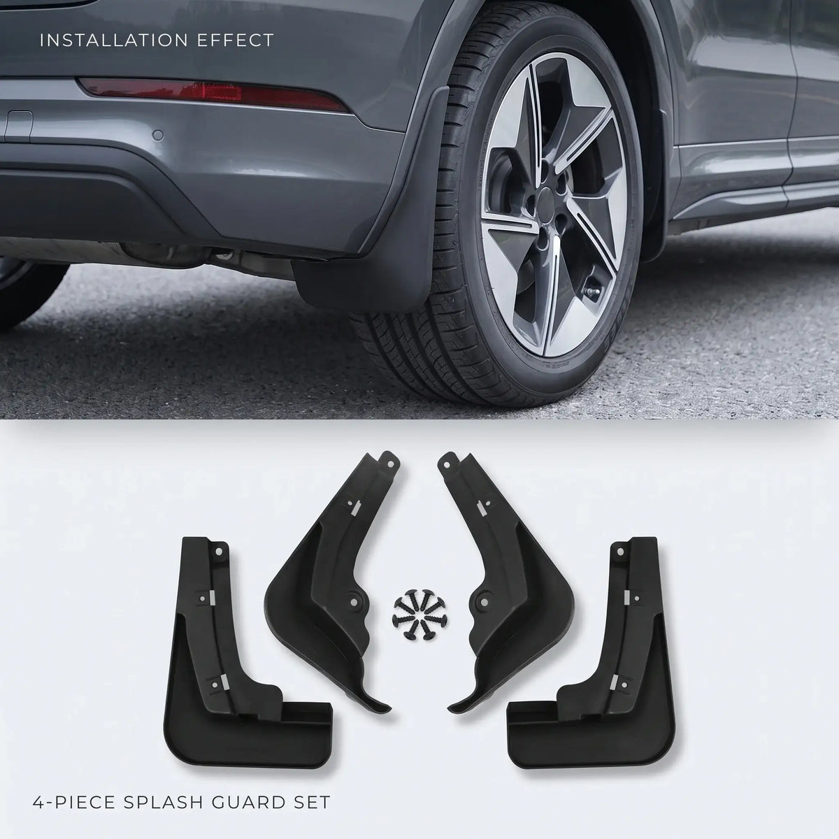 Universal Splash Guards Mud Flaps Front & Rear Protectors | Wheel Fenders | carblaze 1