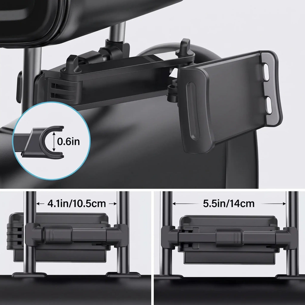 Car Backseat Headrest Phone Tablet Holder Mount | carblaze 3