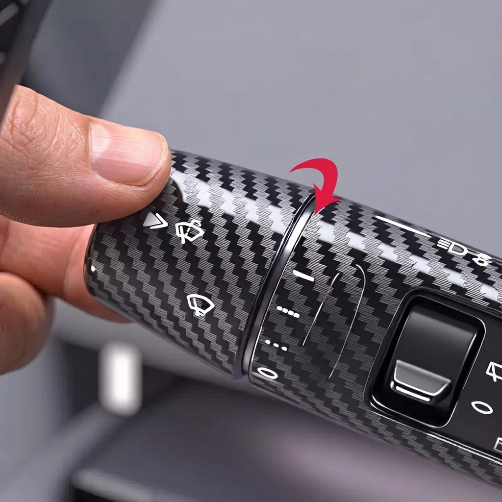 Gear Shift Stalk & Wiper Lever Protective Cover Trim for Leapmotor C10 / C16 | Steering Column ABS Interior Accessories
