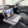 Universal 2-in-1 Vehicle Steering Wheel Tray | Eating & Laptop Auto Desk | carblaze 1