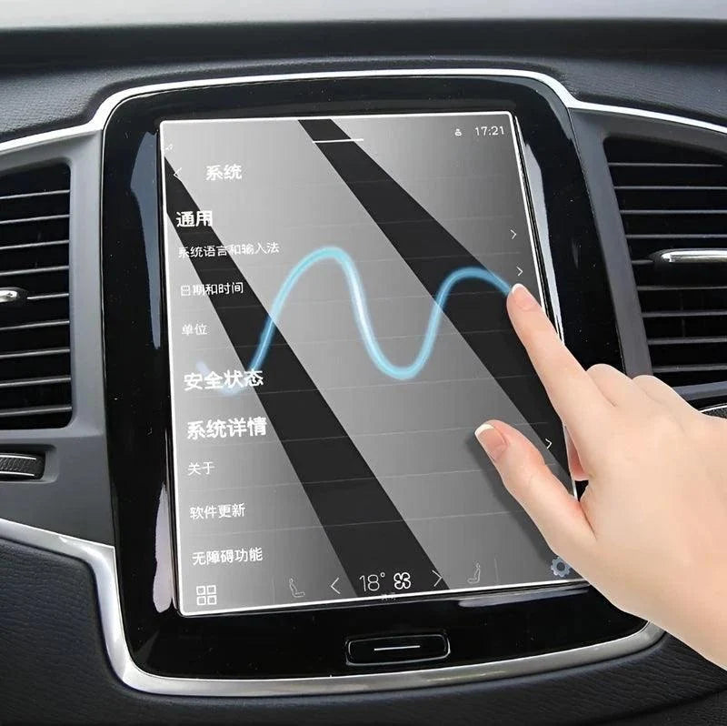 Volvo EX40 Navigation Screen Protector 9H Tempered Glass Anti Scratch