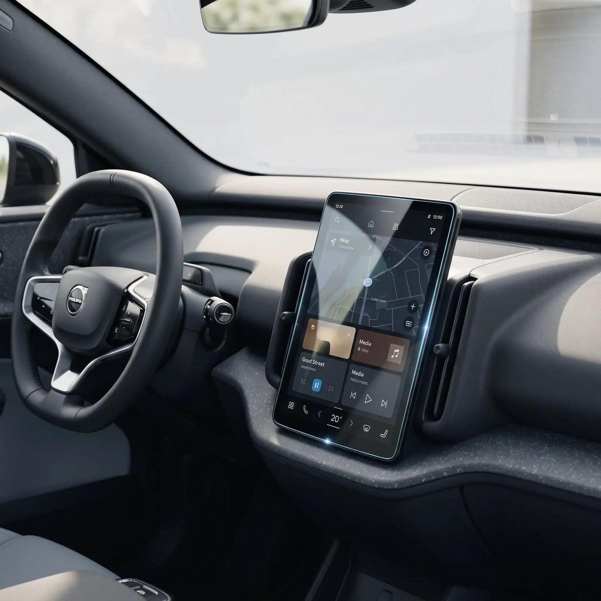 Premium Tempered Glass Screen Protector for Volvo EX30 Navigation Display | carblaze 1
