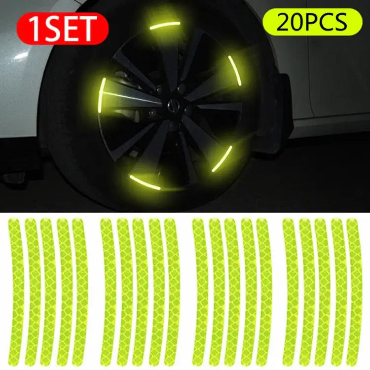 Fluorescent Stickers For Car Wheels CHERY19