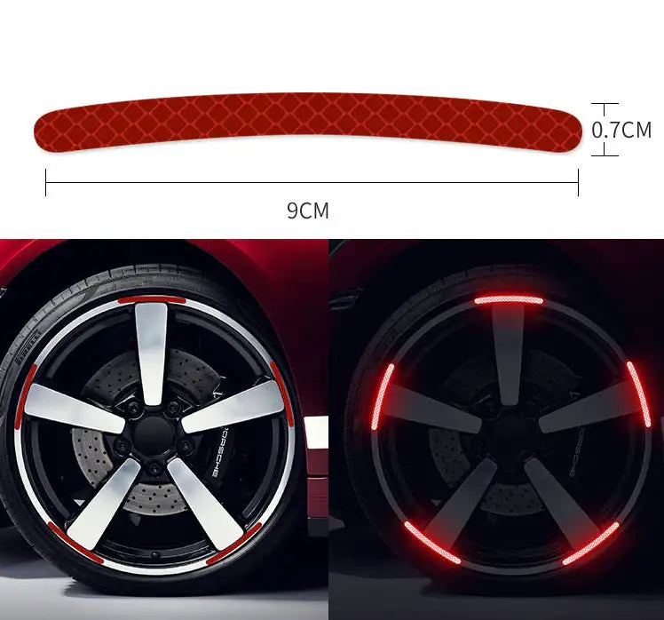 Fluorescent Stickers For Car Wheels CHERY1