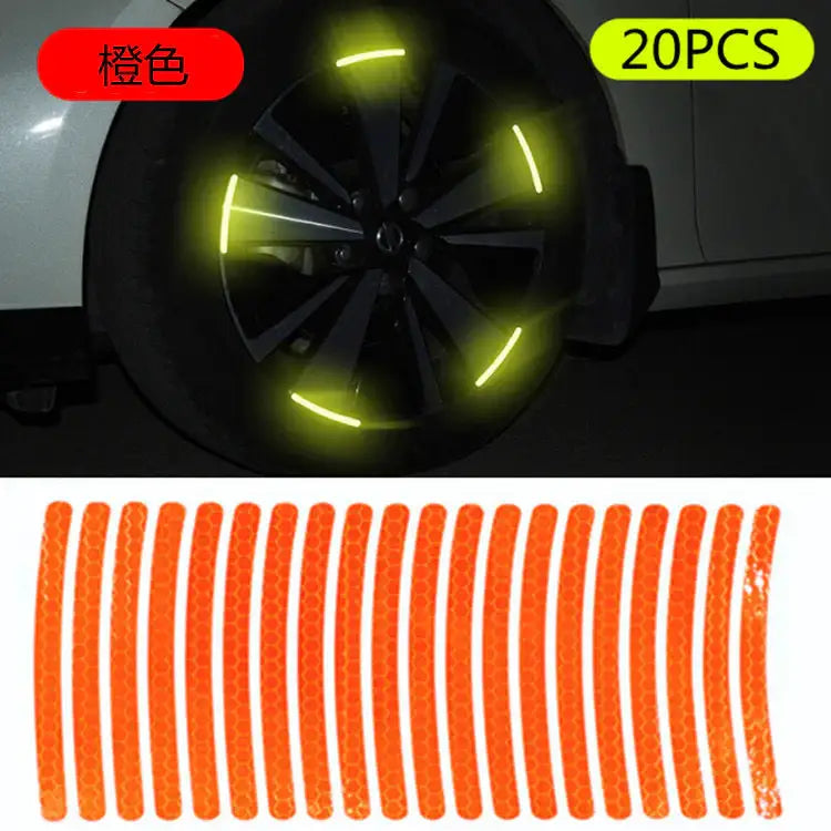 Fluorescent Stickers For Car Wheels CHERY15