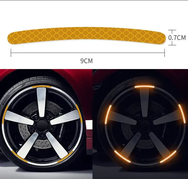 Fluorescent Stickers For Car Wheels CHERY17
