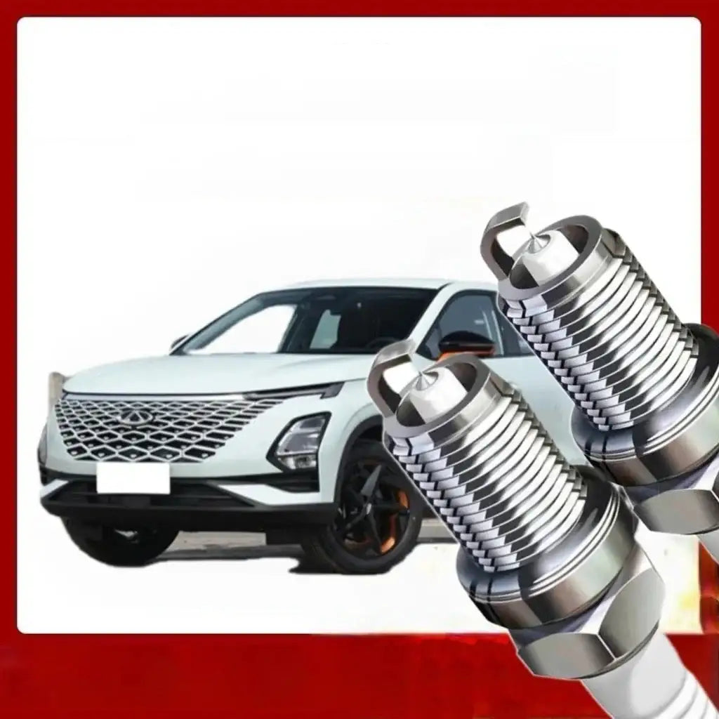 The spark plugs and brake pads are applicable to Chery Omoda C5.