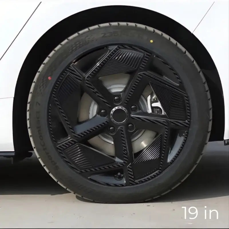 BYD Seal轮毂贴纸，TOP BYD品牌汽车外部配件，黑色设计装饰轮毂外观
