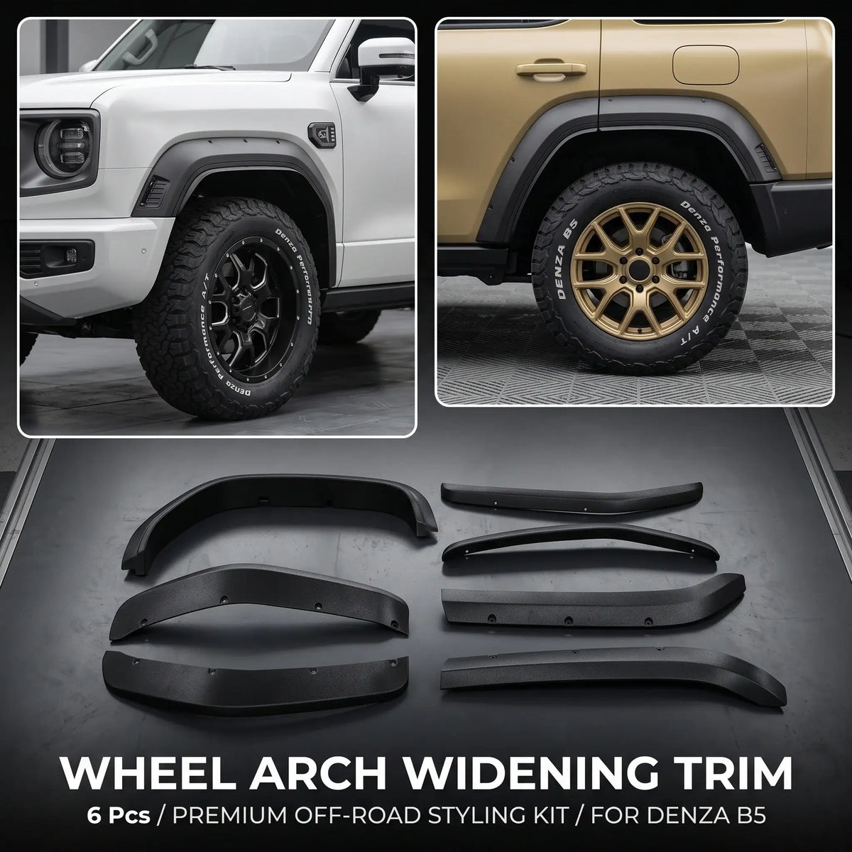 Wheel Arch Extension Widening Trim Fender Flares for Denza B5 | carblaze 1