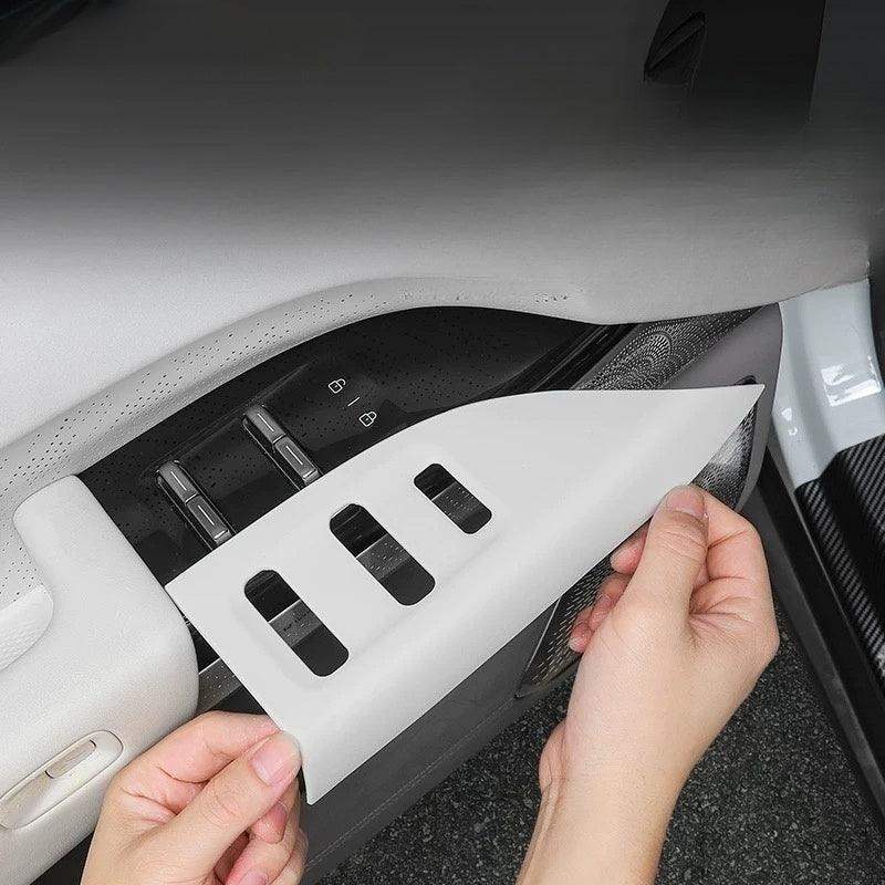 適用於 ZEEKR 7X 的車窗控制升降開關面板蓋裝飾套件