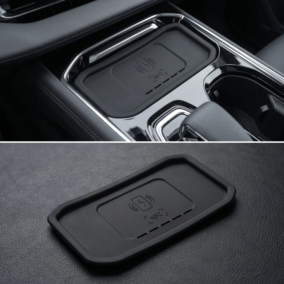 Anti-Slip Center Wireless Charger Silicone Pad Protector for ZEEKR 009 | carblaze 1
