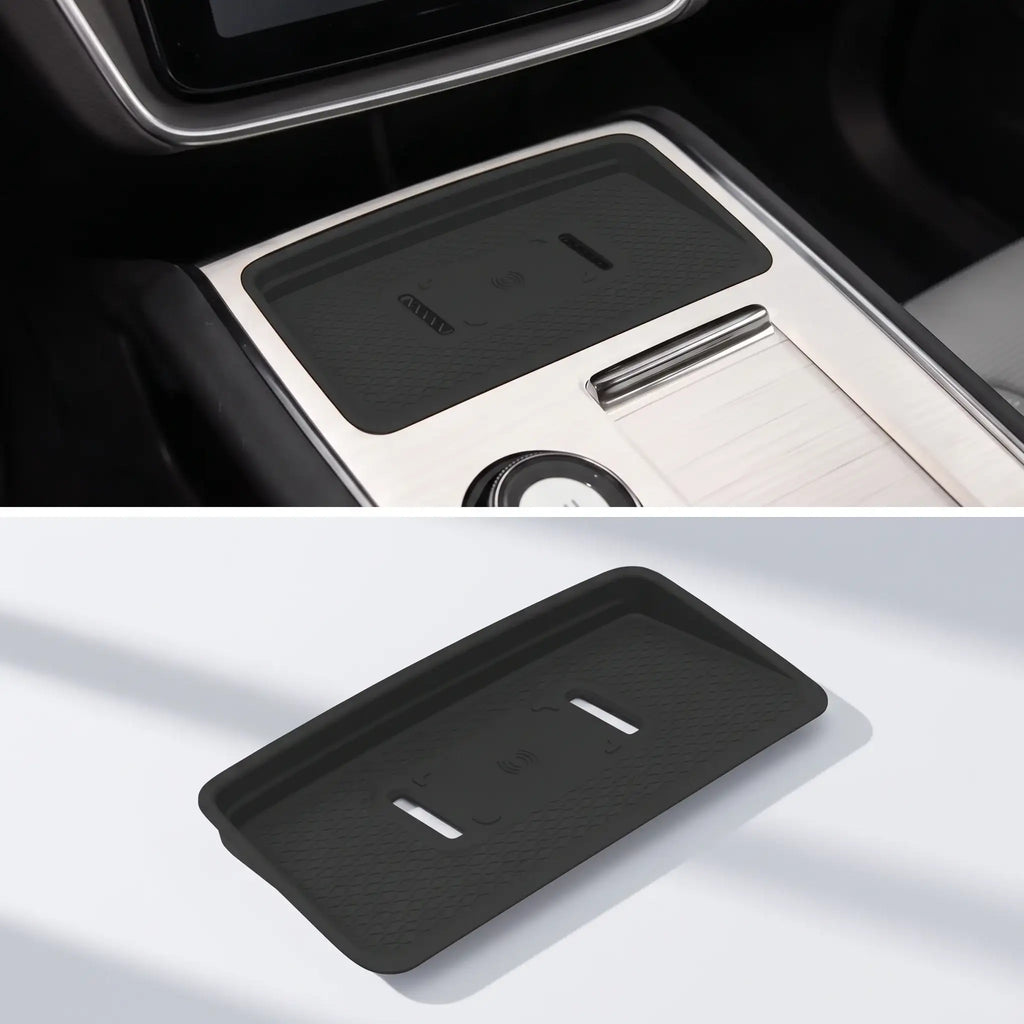 Custom Wireless Charging Anti-Slip Pad for Volvo EX90 -Silicone Storage Mat | carblaze 1