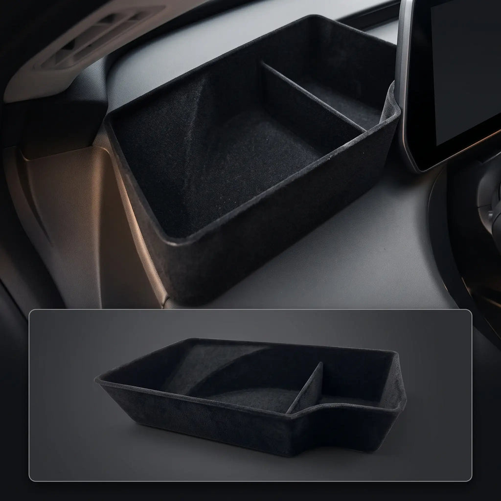 XPeng P7 Center Dashboard Storage Box Tray Behind Screen Organizer | carblaze 1