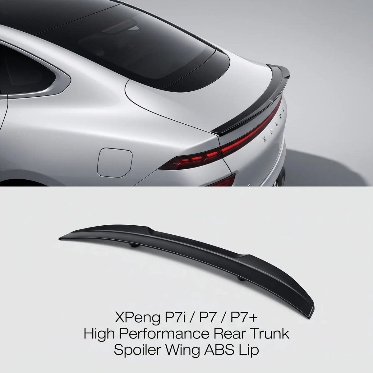 XPeng P7i / P7 / P7+ High Performance Rear Trunk Spoiler Wing ABS Lip | carblaze 1