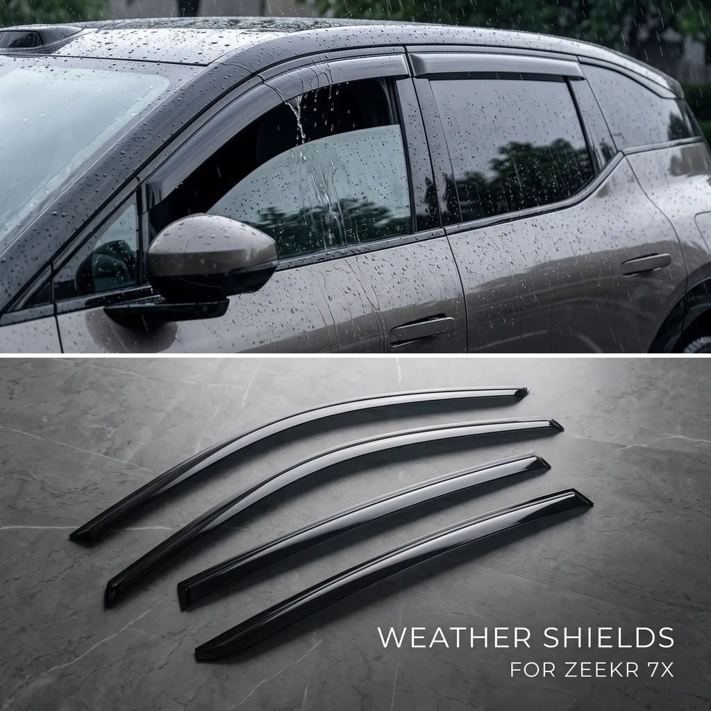 Rain Guard Deflectors Window Visors for ZEEKR 7X | Weather Shields | carblaze 1