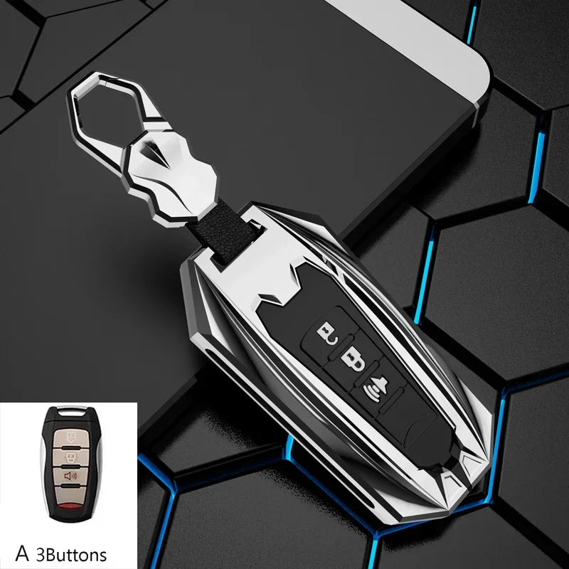 Zinc Alloy Car Key Fob Cover Shell Case for GWM P Series Pickup Great Wall POER Pao Ute Cannon Haval H6 H7 H4 H9 F5 F7 H2S