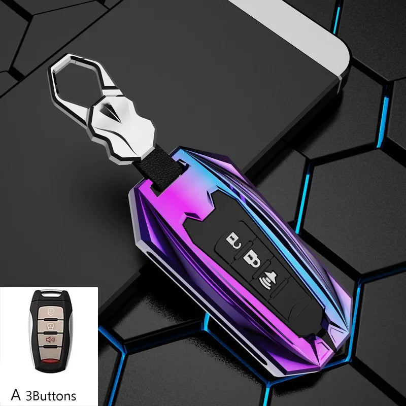 Zinc Alloy Car Key Fob Cover Shell Case for GWM P Series Pickup Great Wall POER Pao Ute Cannon Haval H6 H7 H4 H9 F5 F7 H2S