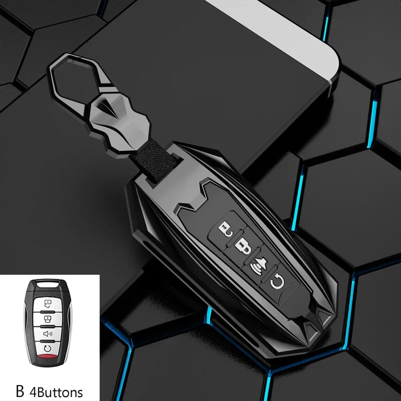 Zinc Alloy Car Key Fob Cover Shell Case for GWM P Series Pickup Great Wall POER Pao Ute Cannon Haval H6 H7 H4 H9 F5 F7 H2S