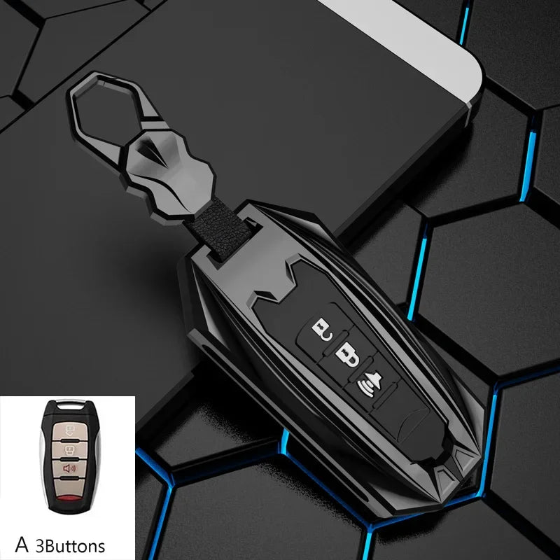 Zinc Alloy Car Key Fob Cover Shell Case for GWM P Series Pickup Great Wall POER Pao Ute Cannon Haval H6 H7 H4 H9 F5 F7 H2S