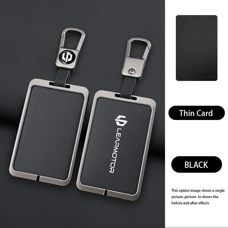 Zinc Alloy Leather NFC Card Remote Key Cover Case for Leapmotor C10 C11 C16