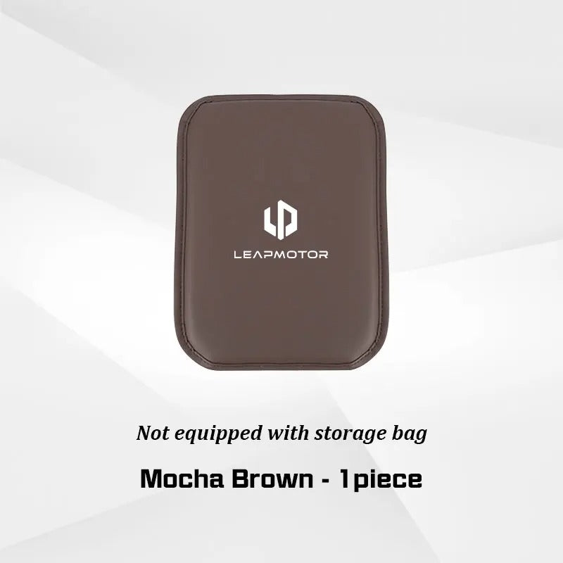 Leapmotor Armrest Box Heightening Pad | Center Console Organizer Mat with Storage PU Leather