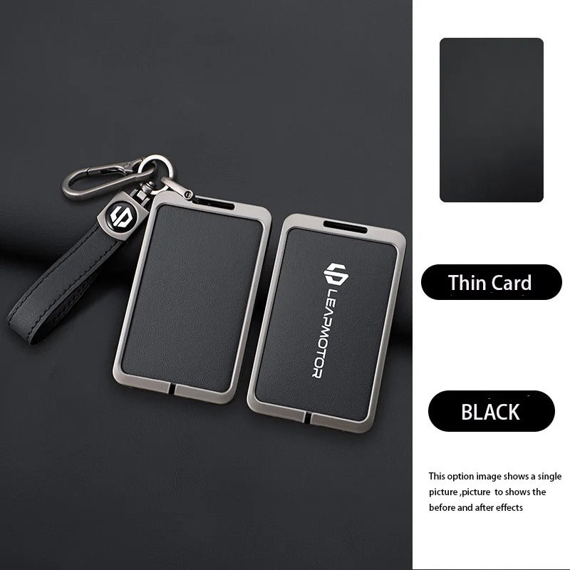 Zinc Alloy Leather NFC Card Remote Key Cover Case for Leapmotor C10 C11 C16