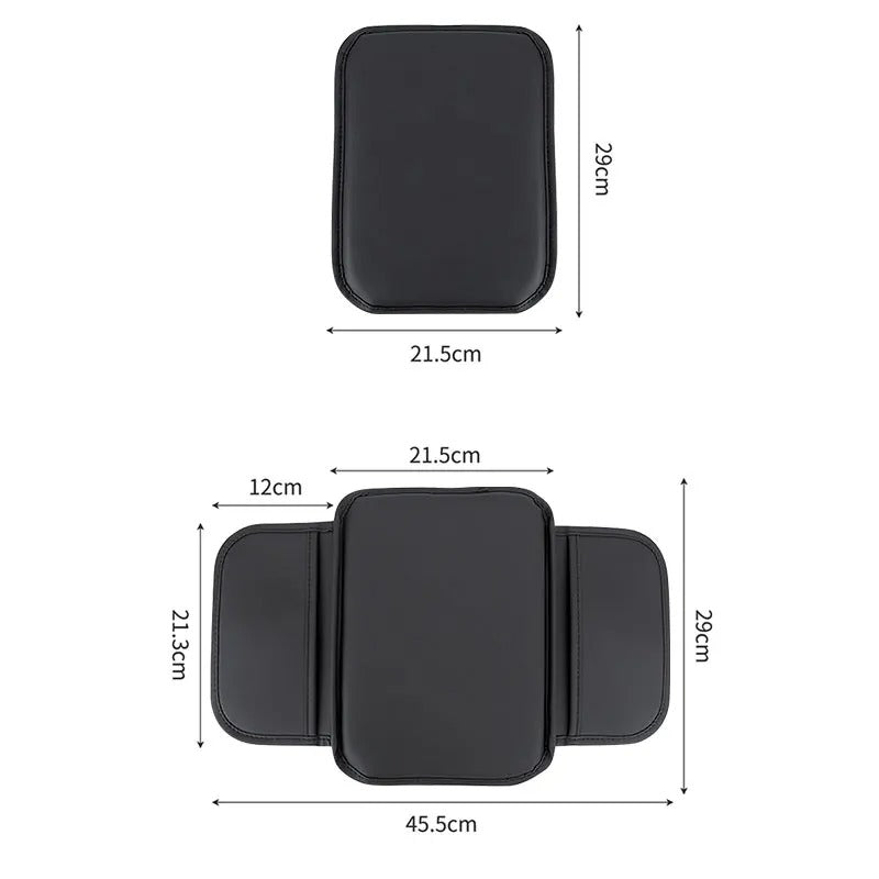 Leapmotor Armrest Box Heightening Pad | Center Console Organizer Mat with Storage PU Leather
