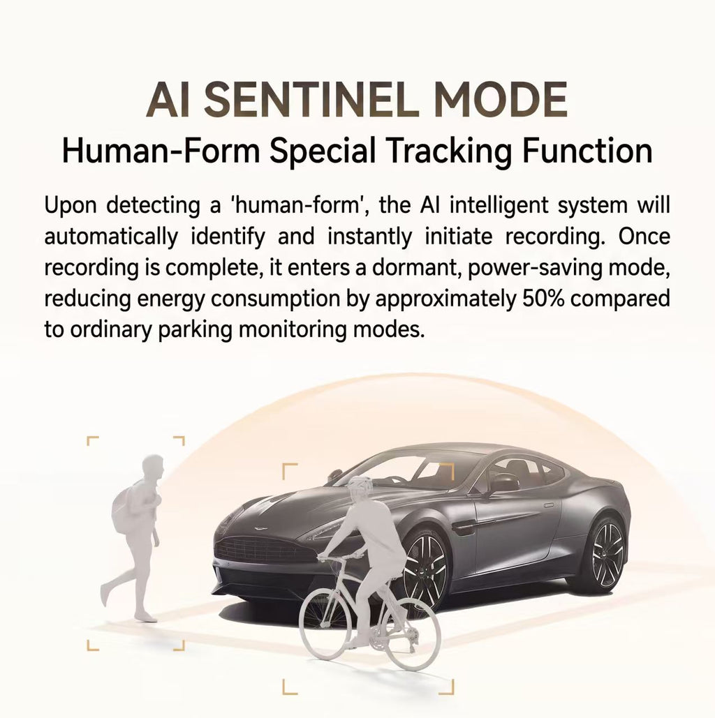 4K HD AI Sentinel OEM-Fit Hidden Car Dash Cam Video Recorder for GAC Trumpchi GS8