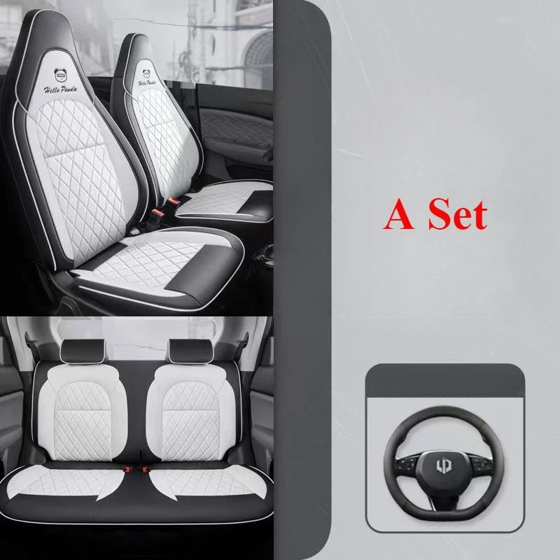 Leapmotor T03 Custom PU Leather Seat Covers 2024-2026 鈥?Premium Faux Leather, Easy Install, All-Season Fit