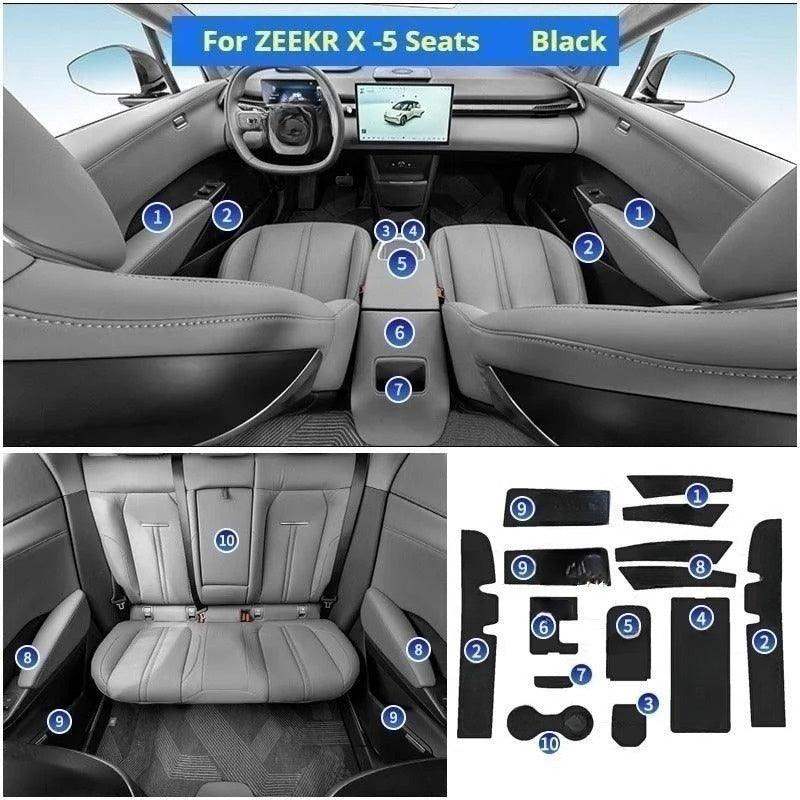 Water Cups, Door And Center Console Anti-Slip Mats ZEEKR7
