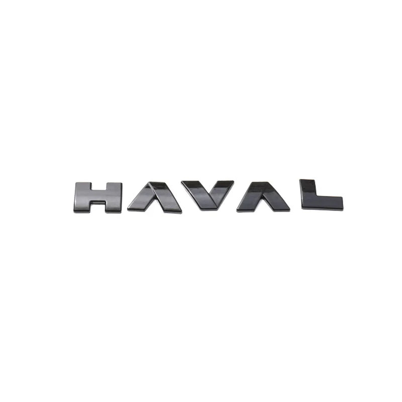 1pc Front Grille Black Logo Emblem for GWM Haval H6 PHEV 3rd Gen Great Wall Car Badge