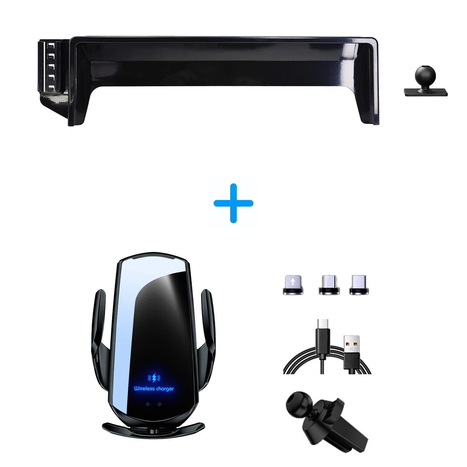 GWM Tank 500 Phone Holder 14.6 inch Screen Fixed Base Bracket Wireless Charging Phone Mount