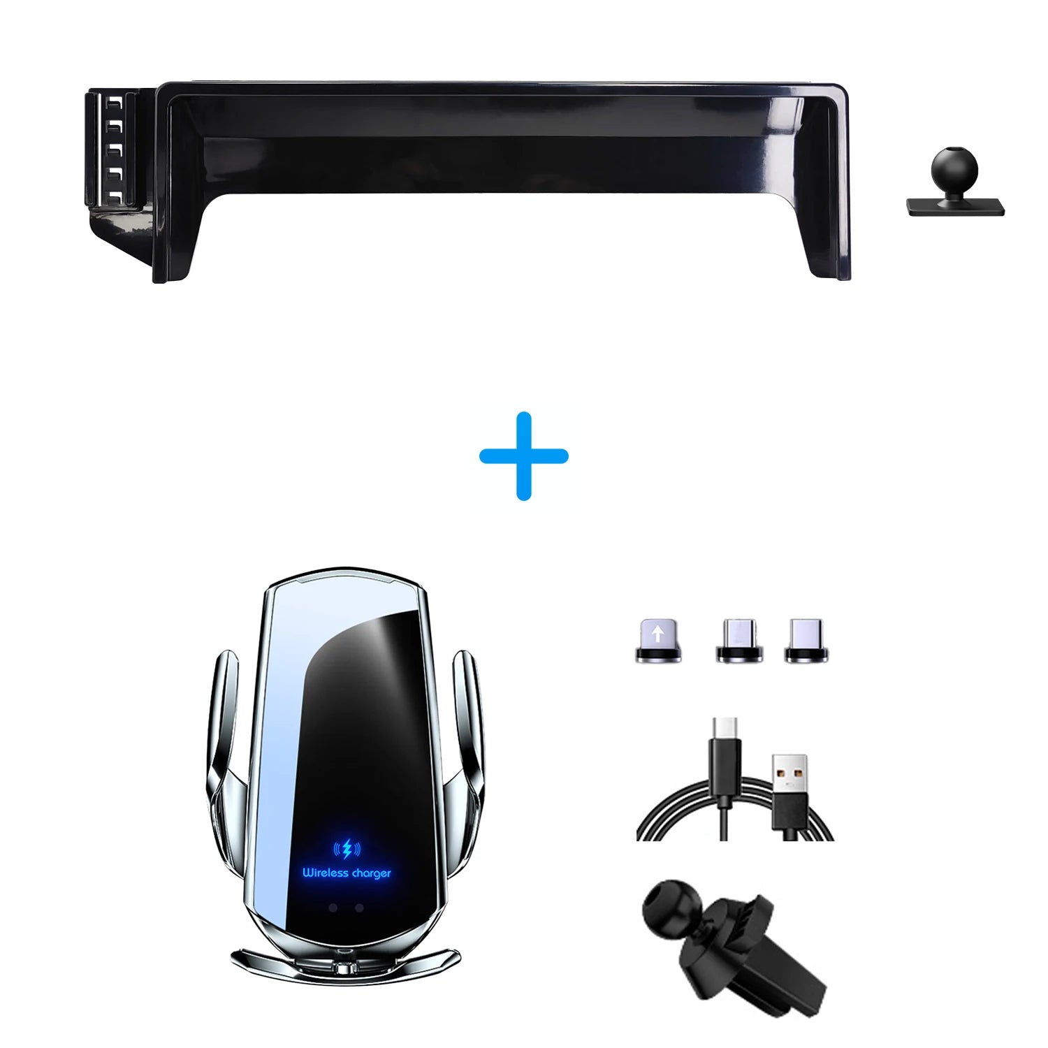 GWM Tank 500 Phone Holder 14.6 inch Screen Fixed Base Bracket Wireless Charging Phone Mount
