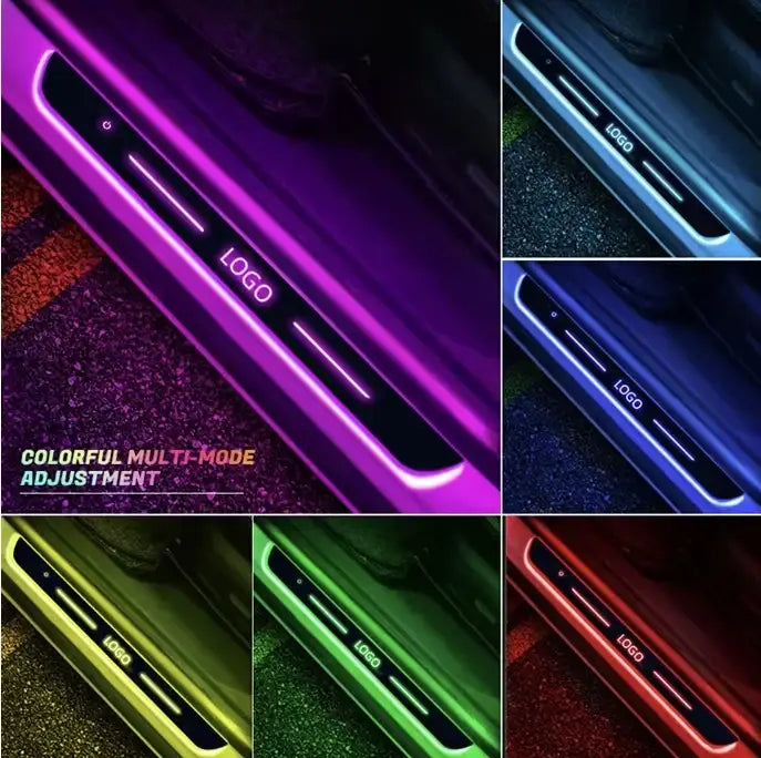 LED Illuminated Car Door Sill Scuff Protector Plate for Chery | carblaze 5