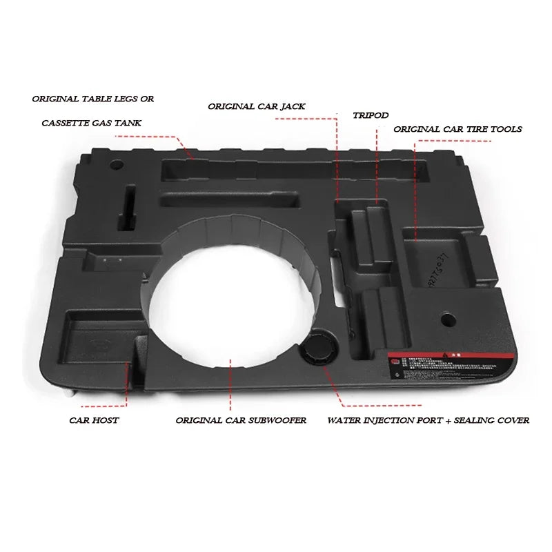 40L Wilderness Water Tank for Tank 300 | Custom Fit Trunk Water Tank | Off-Road Tail Box Modification