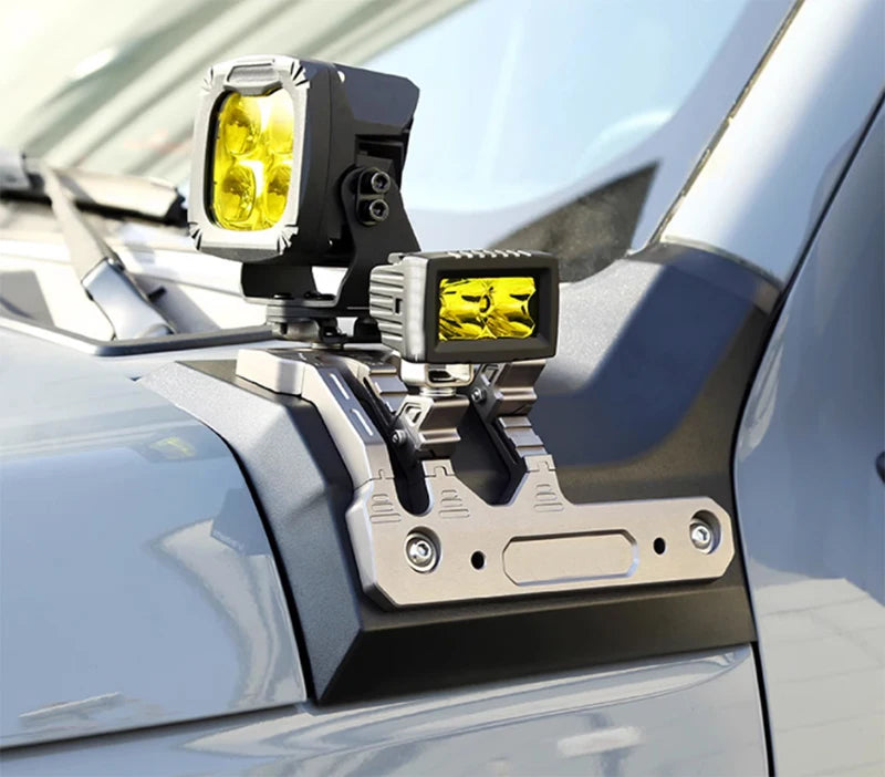 GWM Tank 300 A Pillar Spotlight Bracket -Machine Cover Mount for Auxiliary LED Light Bar Frame