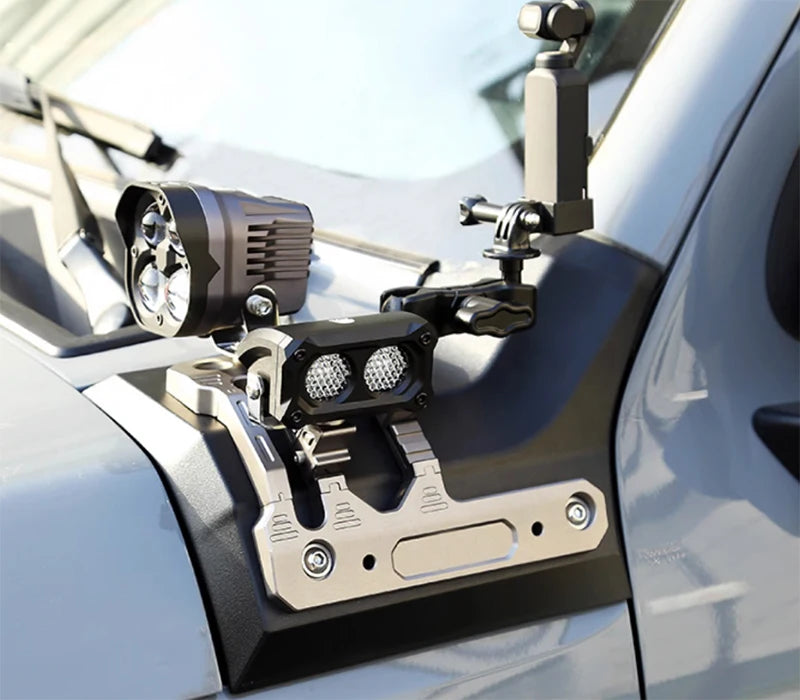 GWM Tank 300 A Pillar Spotlight Bracket -Machine Cover Mount for Auxiliary LED Light Bar Frame