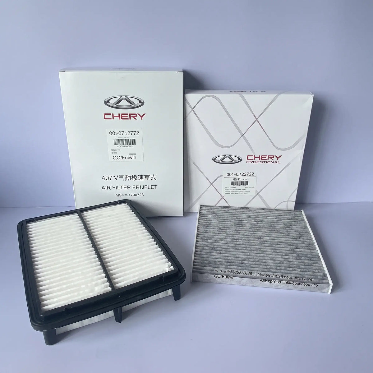 Engine Oil, Air & Cabin AC Filter Maintenance Kit for Chery | carblaze 2