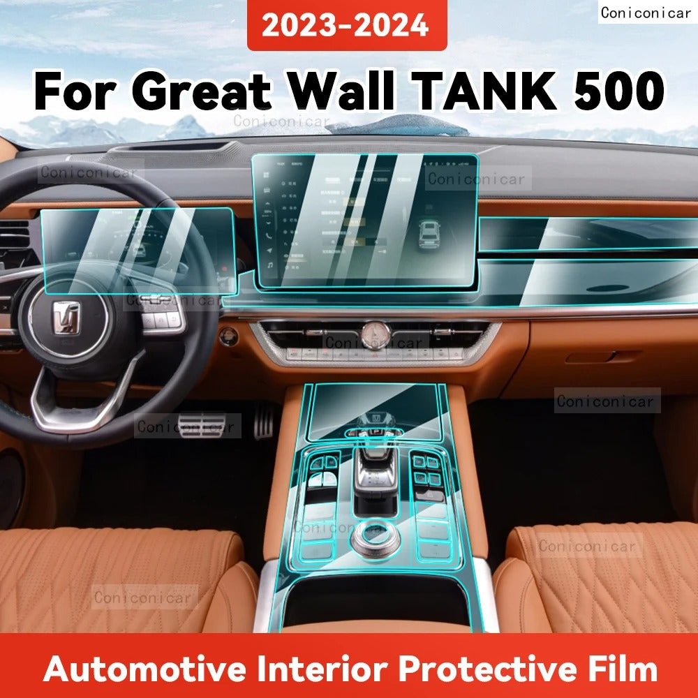 2023 2024 GWM WEY TANK 500 TPU Transparent Paint Protection Film
