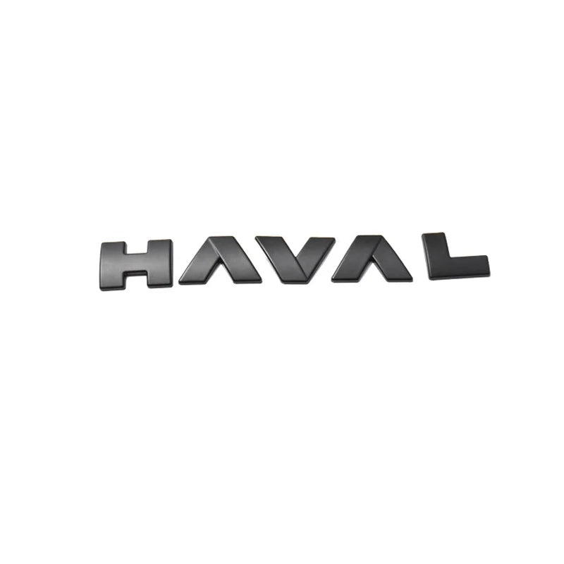 1pc Front Grille Black Logo Emblem for GWM Haval H6 PHEV 3rd Gen Great Wall Car Badge