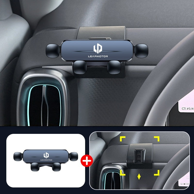 2025-2027 Leapmotor B10 B01 Left Dashboard Phone Mount Holder Navigation Bracket LHD