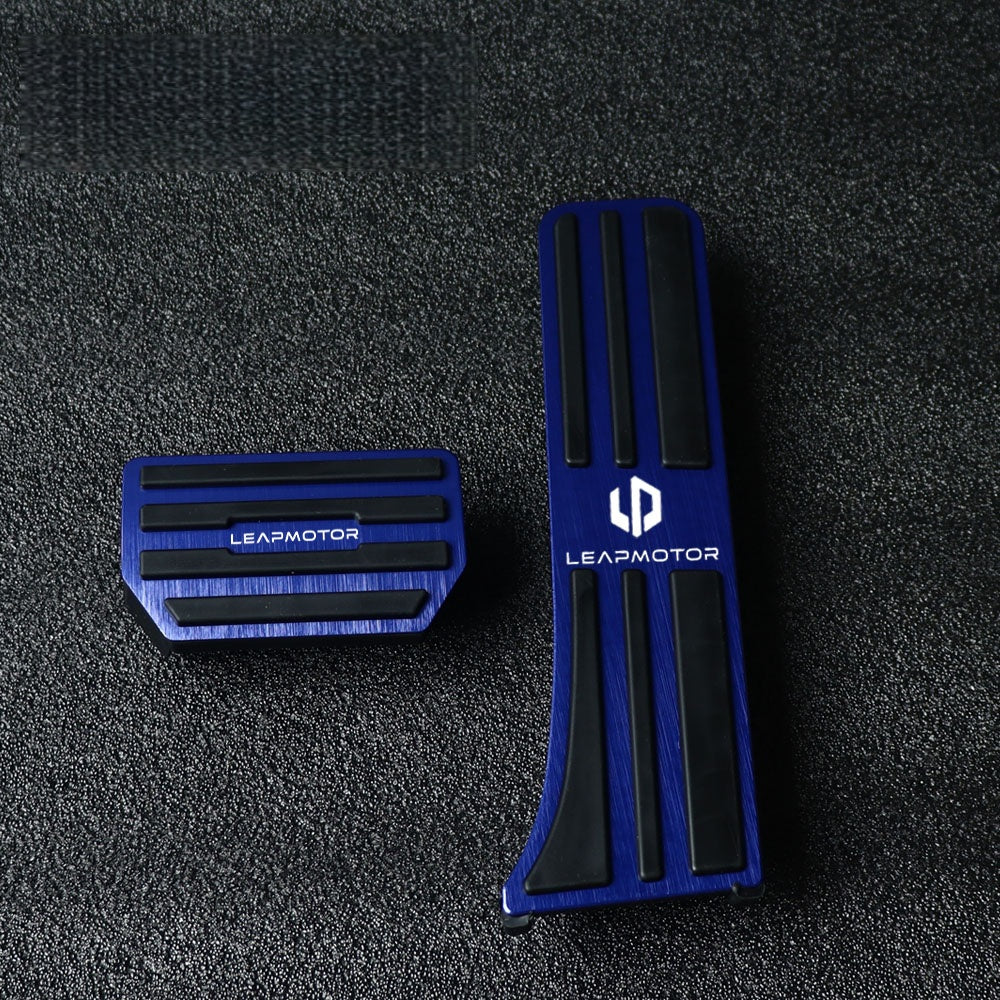 Leapmotor C10 T03 B10 Lafa5 A10 Accelerator Brake Pedal Covers Aluminum Alloy Anti Slip