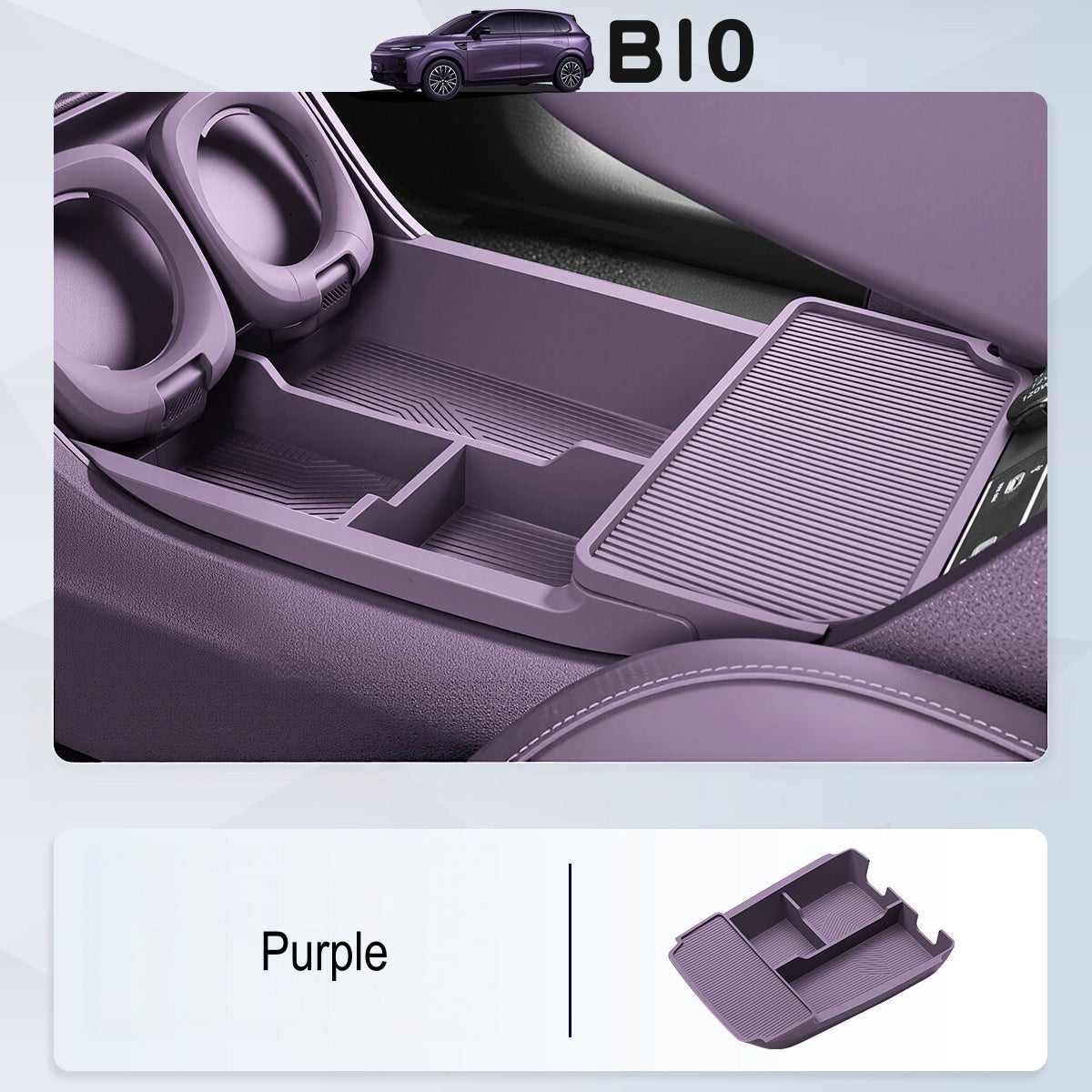 Custom Fit Center Console Silicone Mat Set for Leapmotor B10 Interior Protection