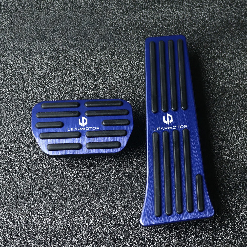 Leapmotor C10 T03 B10 Lafa5 A10 Accelerator Brake Pedal Covers Aluminum Alloy Anti Slip