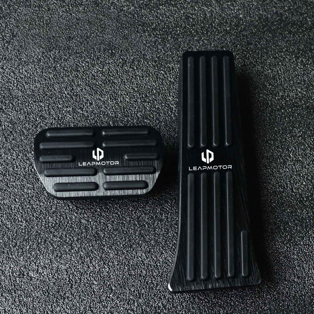 Leapmotor C10 T03 B10 Lafa5 A10 Accelerator Brake Pedal Covers Aluminum Alloy Anti Slip