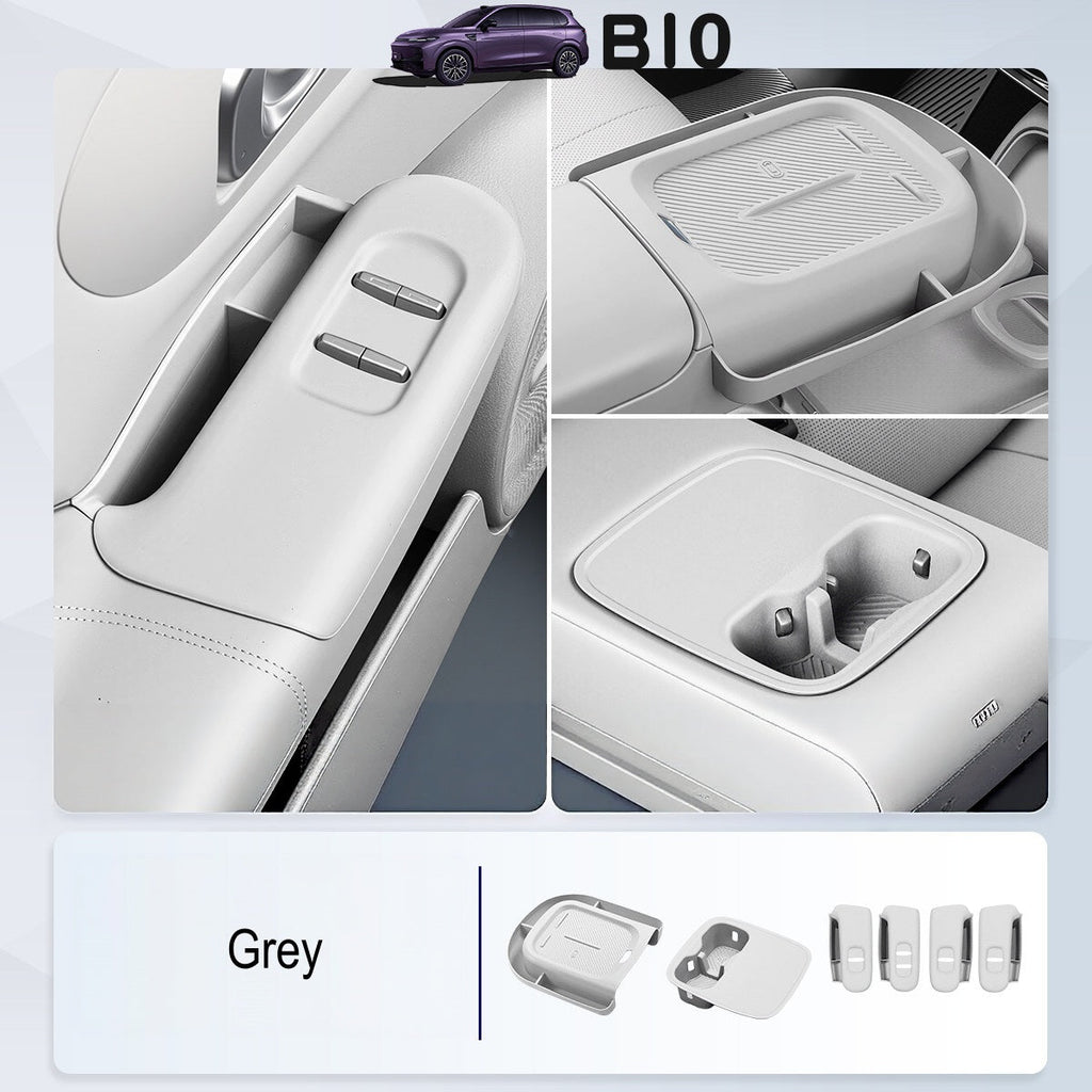 Custom Fit Center Console Silicone Mat Set for Leapmotor B10 Interior Protection