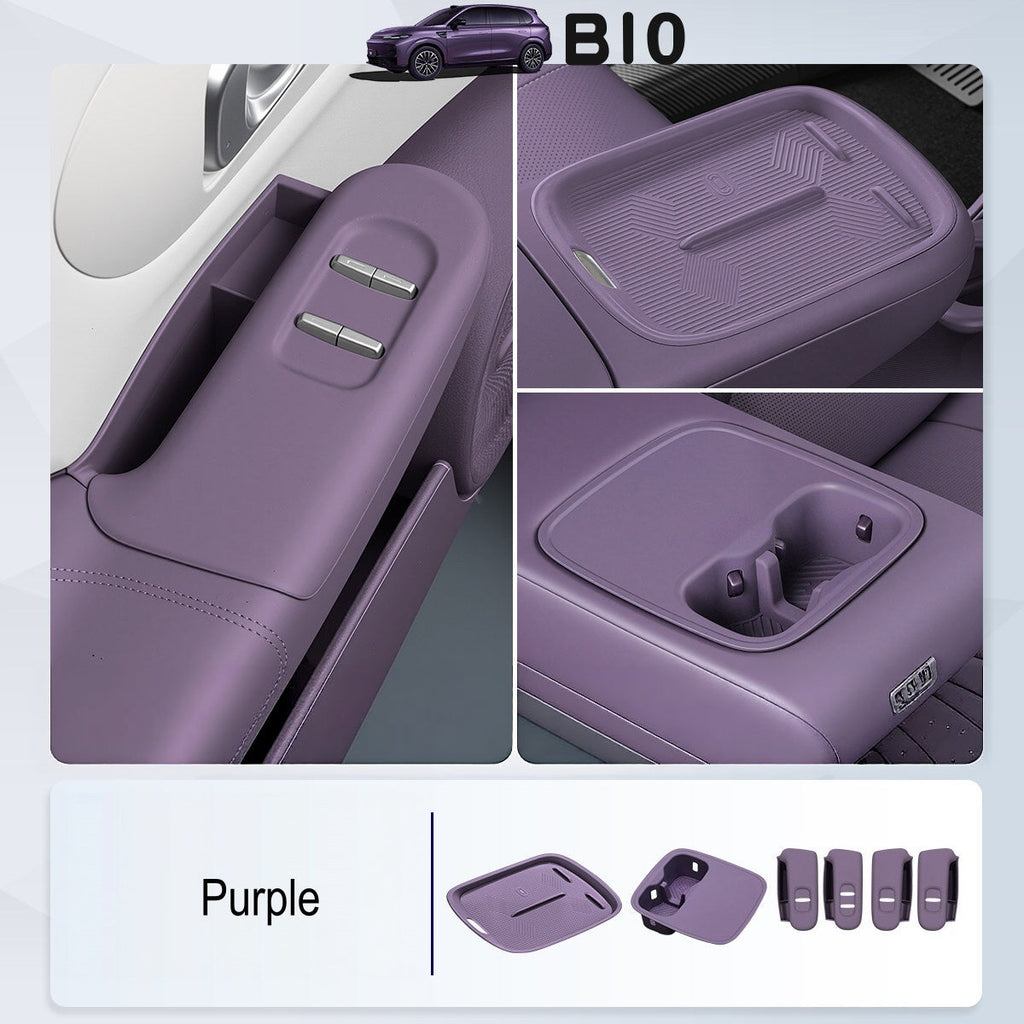 Custom Fit Center Console Silicone Mat Set for Leapmotor B10 Interior Protection